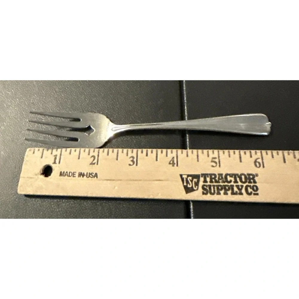 Oneida Gala Impulse Salad Forks Fork Stainless Flatware Silverware Set Of 7